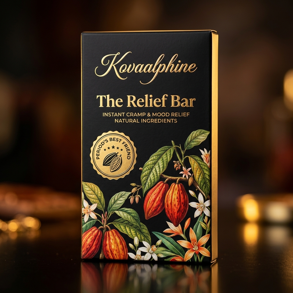 Authentic Kovaalphine The Relief Bar Packaging Box